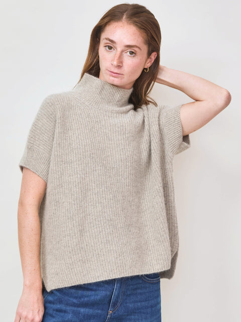 Wool Fox Vest, beige