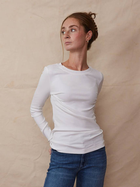 Lisa Long Sleeve, white