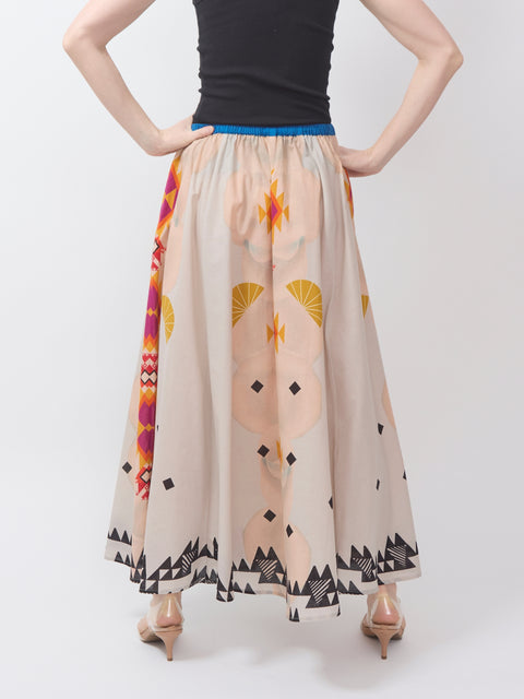 Efe Cotton Skirt, creams