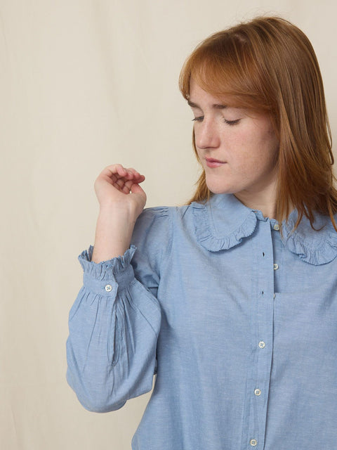 Hemmingway Top, Chambray