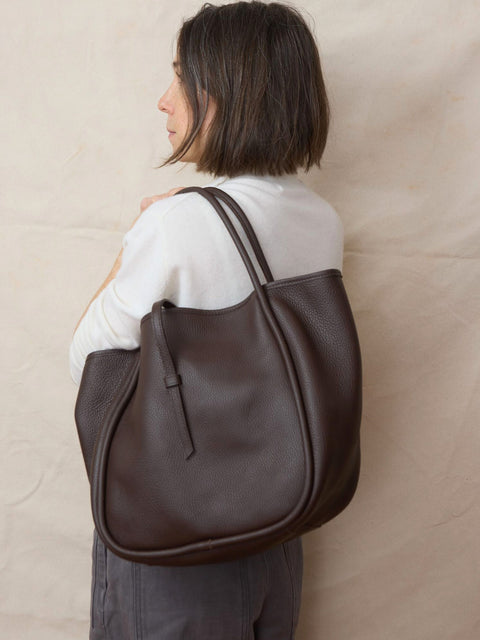 Ellis Hobo Tote, Chestnut