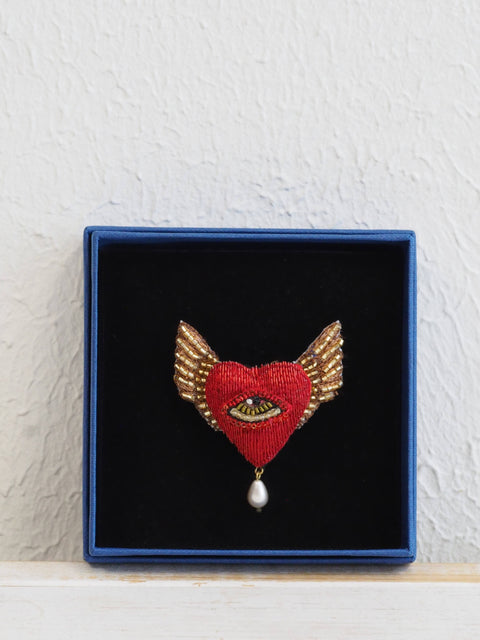 Guardian Heart Brooch