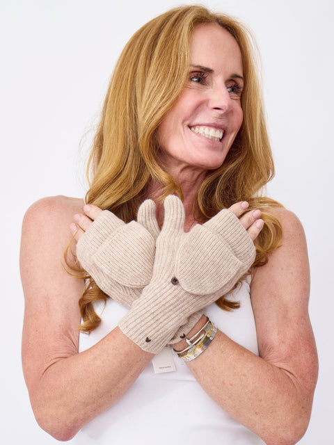 Flip Flop Mittens, Dune
