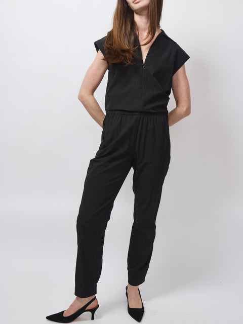 New Angle Seam Jogger, black