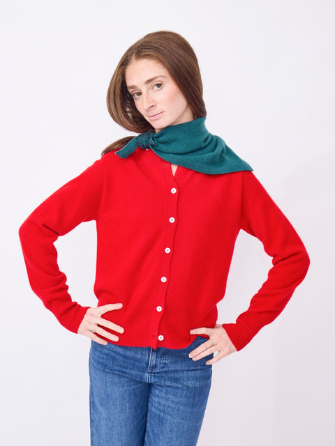 Halle Cardigan, Red