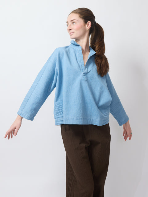 Gabi, classic blue denim