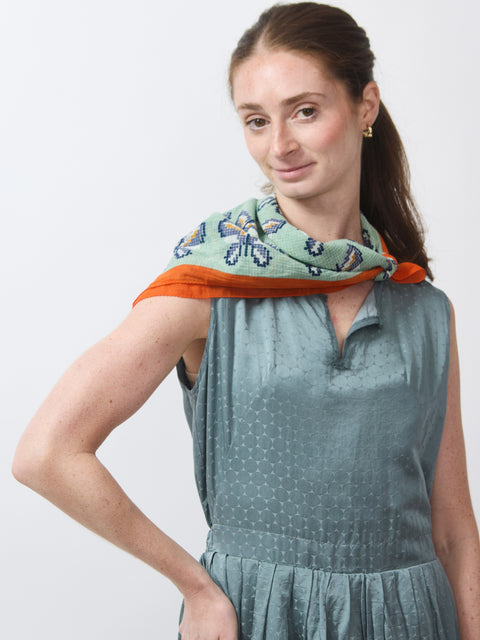 Needlepoint Butterfly Scarf