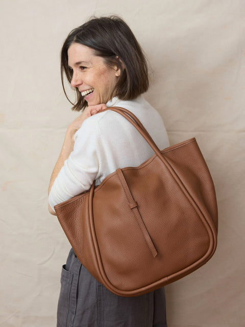 Ellis Hobo Tote, Caramel