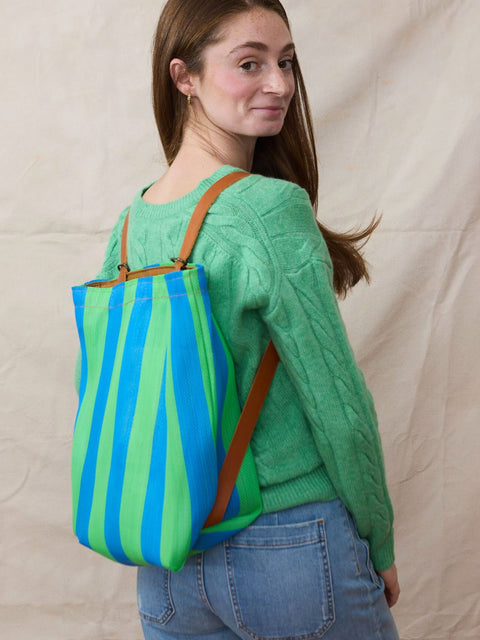 Market Totepack, Green/Blue