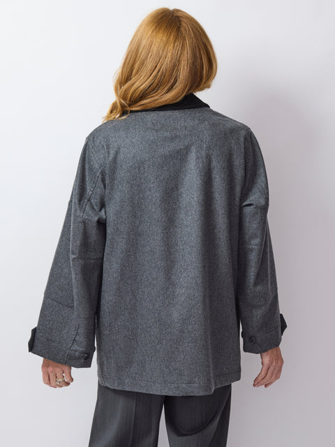 Greta Jacket, grey flannel