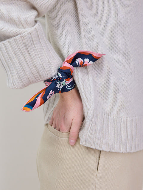 Silk Two-Fer Scarf, Wildwood