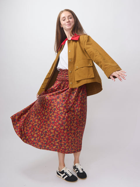 Swingy Jacket, Rust/Red