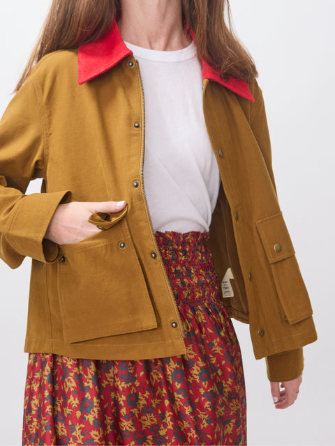 Swingy Jacket, Rust/Red
