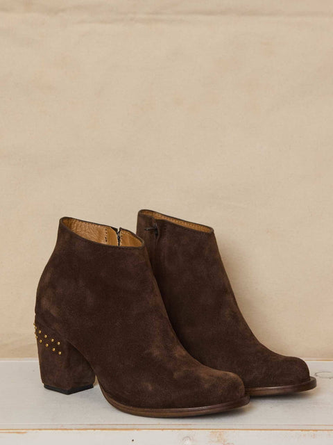 Mavi Boot, Chocolate/Brass