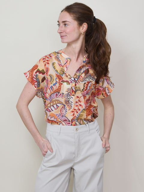 Paso Blouse, multicolor green