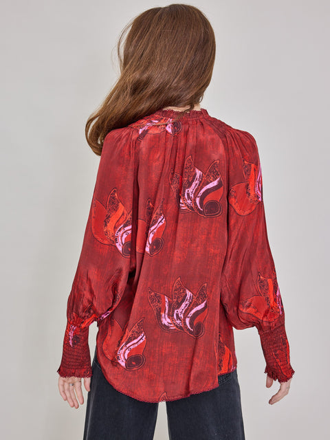 Julieta Blouse, Red