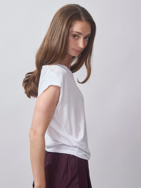 Terrence Tuck Tee, white