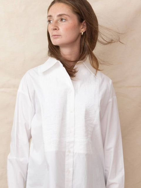 Sage Long Shirt, White