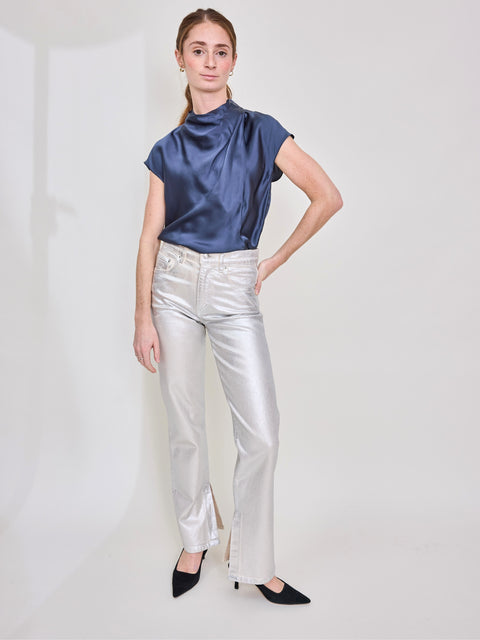 90's Straight, Silver