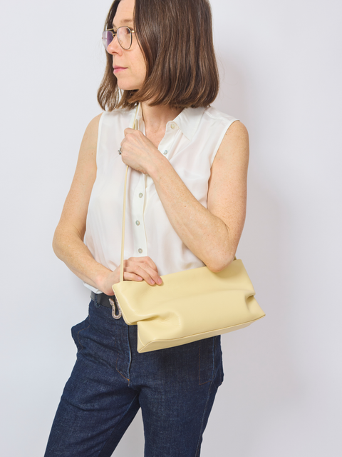 Nina Clutch, butterscotch calfskin