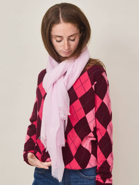 Whisper Cashmere Scarf, Blush