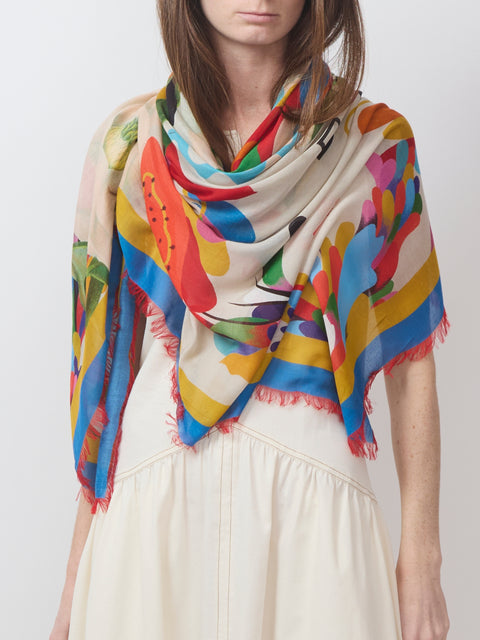 Amos Cactus Flower Scarf