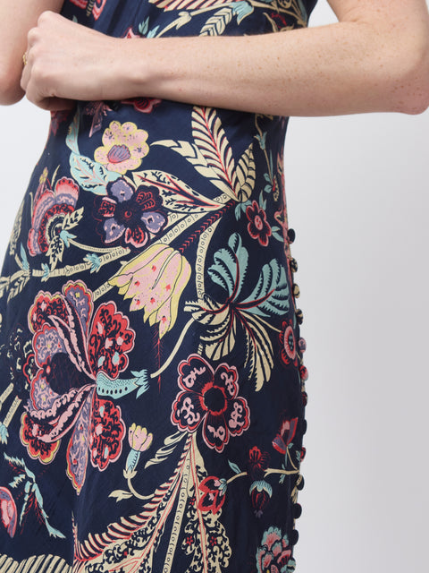 Adele, Dark Blue Enchanted Floral