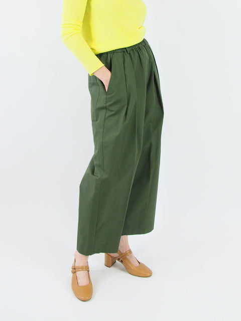 Hakama Pant, khaki gabardine