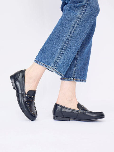 Jacksonette 200 Loafer, Black PB Brass & Nickel Art