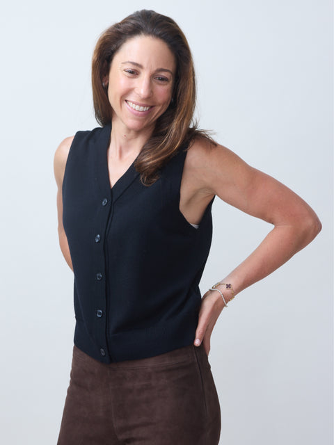 Chiara Vest, black