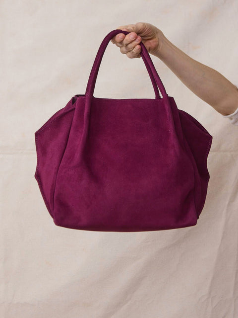 Zoe Tote, Mulberry Suede