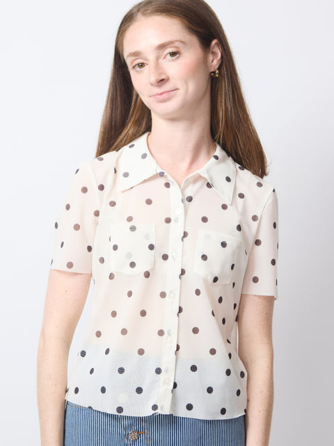 Jonie, Egret Creme Dot