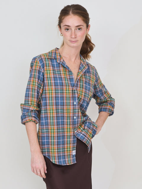 Barry, Orange/Green/Blue Plaid