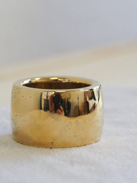 Wide Band Ring, bronze