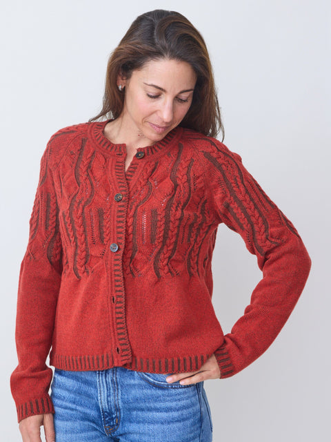 Cardigan Karlotta, red