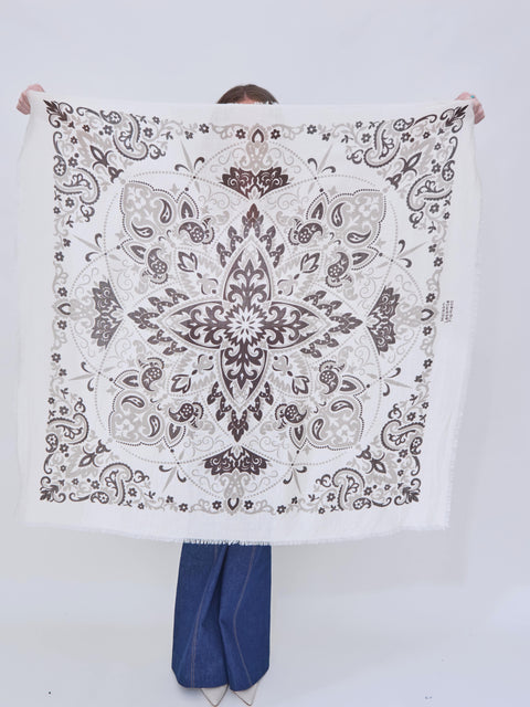 Bandana Foulard, ecru wc