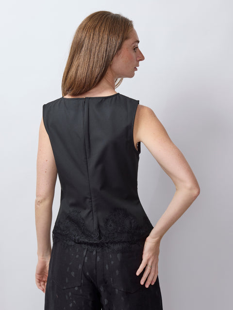 Sarhino Top, Black