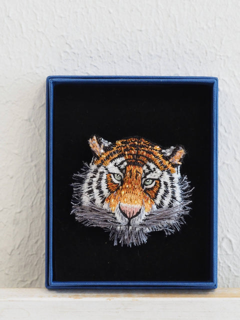 Sumatra Tiger Brooch