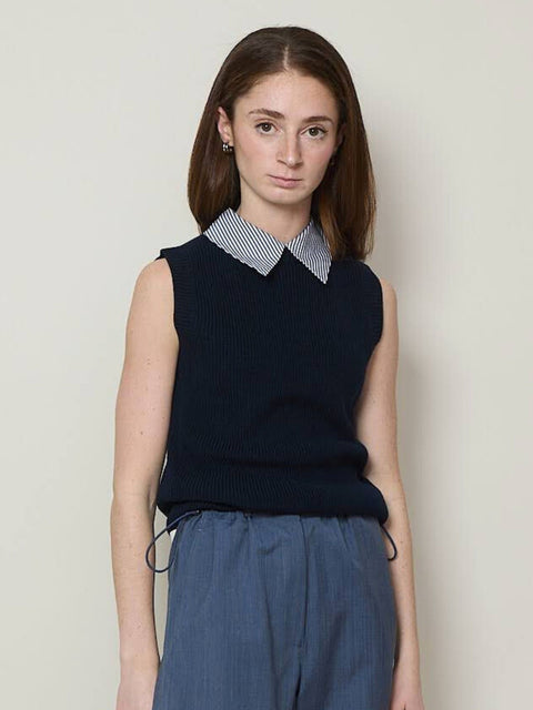 School Vest, Navy