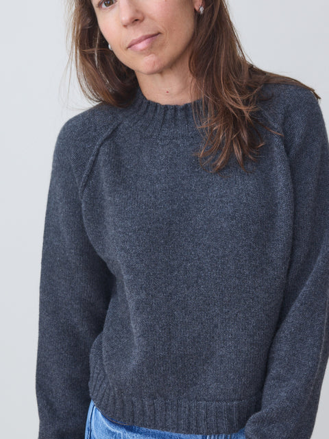 Short Pullover, charcoal