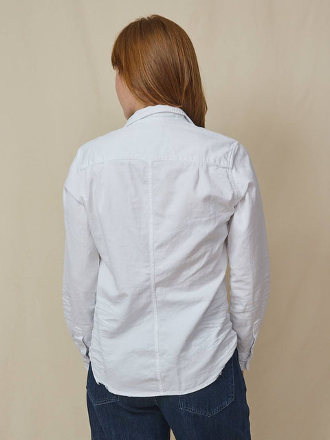 Barry, White Denim Tattered Wash