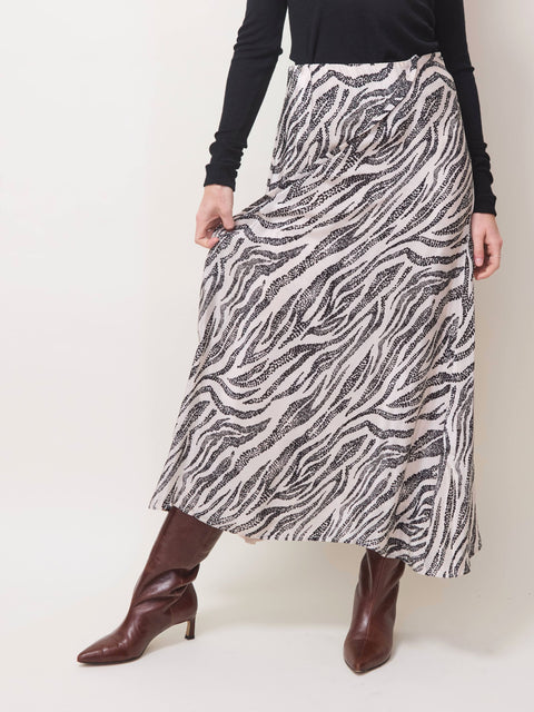 Bowie Mara Midi Skirt, Ecru