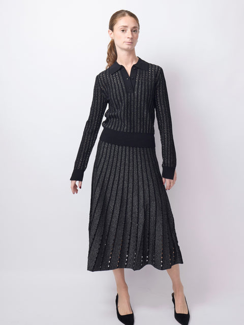 Roselyn, Pinstripe Lurex