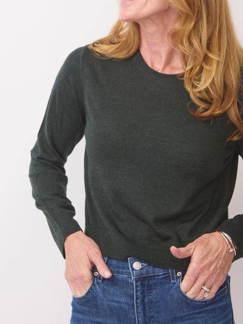 Crewneck Sweater, Dark Forest