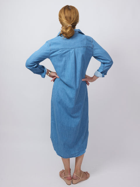 Rory Maxi, Vintage Stonewashed Indigo