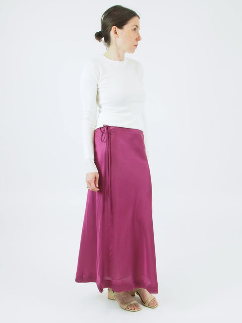 Petal Garbo Skirt, Rouge