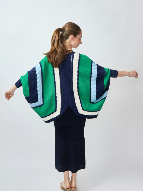Lenox Shawl, Green Multi