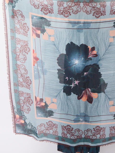 Magar Scarf, Hibiscus Lace