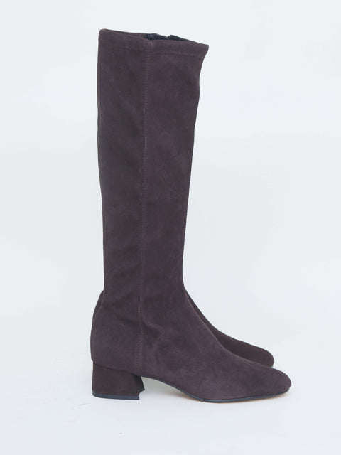 Eden, chocolate suede