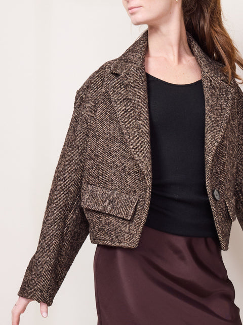 Ria Jacket, Herringbone